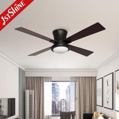 China 48 Inches Flush Mount Dimmable LED Ceiling Fan For Living Room for sale