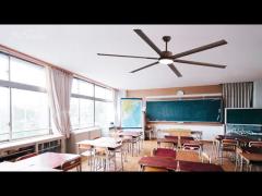 Metal Ceiling Fan With Aluminum Blade High Air Volume For Office