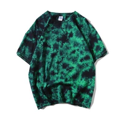 China Chinese Factory Customized Anti-wrinkle Hip Hop T-shirt Tie Dyed Hot Apparel Products For Men for sale