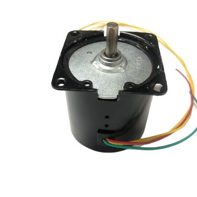 China SGTH-60 14W Fully Sealed Low Speed ​​AC Gear Motor 2.5/3rpm 60ktyz Shaft Diameter 7mm for sale