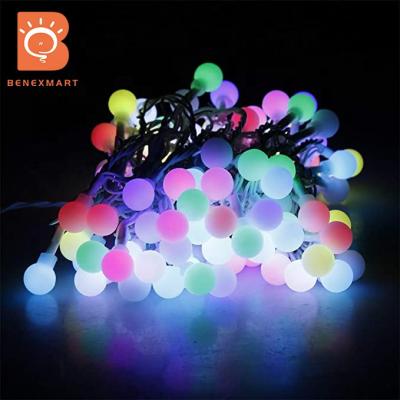 China Outdoor Garden Benexmart 5M wifi Blue Music Tooth Led String Luces Decoracion Holiday Lights Lighting Tree Google Echo Fairy Tuya for sale