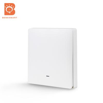 China Benexmart Tuya Zigbee Smart Home 1 Strip Switch Battery Wall Wireless Outdoor Device with Push Button Smart Life Alexa Google Home smartThings for sale