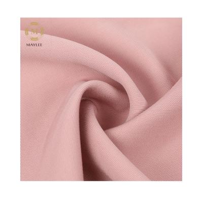 China 16012 Sustainable Rayon Polyester Stock Woven Fabric For Coats One Pieces Plants for sale