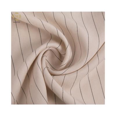 China Durable 16111 Lyocell Polyester Tape Woven Fabric For Womens Dresses Suits Coats for sale