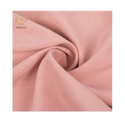 China viable 15036 polyester spandex fabric lenzing modal twill woven fabric for womens coats factories dresses for sale