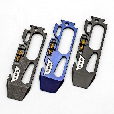 China New Widely Used Outdoor Multi-Function Portable Titanium Alloy Field High Hardness Emergency EDC Portable Tool for sale