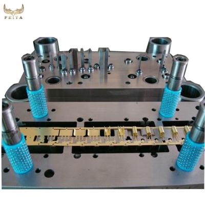 China Alibaba Chinese Metal Die Maker, Progressive Brass Crimp Terminal Stamping Die for sale