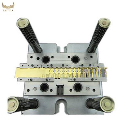 China Chinese Metal Die Maker, Progressive Brass Crimp Terminal Stamping Die for sale