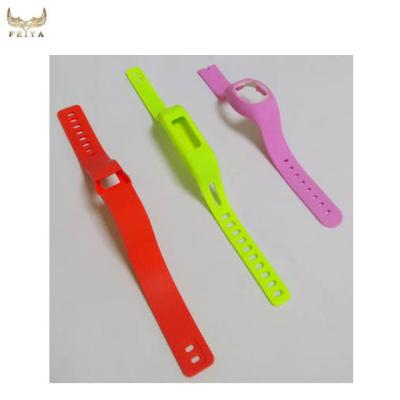 China Plastic quality watch plastic belt, plastic strap for watch, injection molding for sale