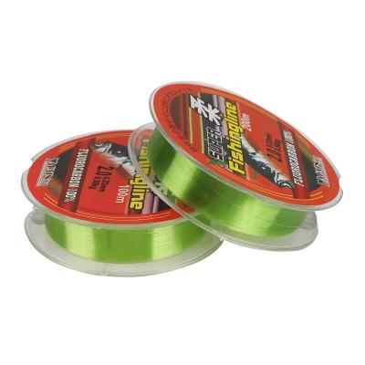 China 100M Nylon Fishing Line Fluorocarbon Float Marker Coated Monofilament Fishing Line Fishing Accessories Green for sale