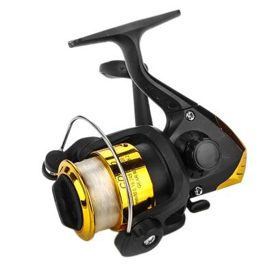 China 5.2:1 Reinforced Plastic Fishing Reels Right Handed Left Handed Bait Casting Wheel Accessories With Fishing Line for sale