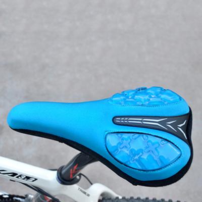 China Premium Bike Cushion Cover Gel Pad Silicone Padded Bike Saddle Cushion Extra Waterproof Cover Device KH2333 for sale