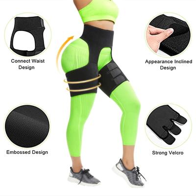 China Breathable SECRET SIZE Thigh Slim Leg Trimmer Slim Shapers Slimming Belt Sweat Slimmer Muscles Band Thigh Wrap Shapewear Toned for sale