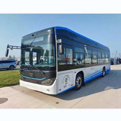 China 10.5meter 30Seater Zero Emission Pure Electric Bus Low Floor Dana Transmission for sale