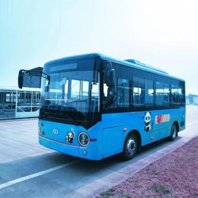 China 6.6m Electric Mini Bus Battery Charging Vehicle LHD RHD 23 Seaters For Shuttle Services for sale