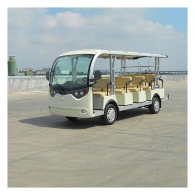 China 14 Seats Electric Sightseeing Bus 72v Lithium Battery Custom Golf Carts For Park Te koop