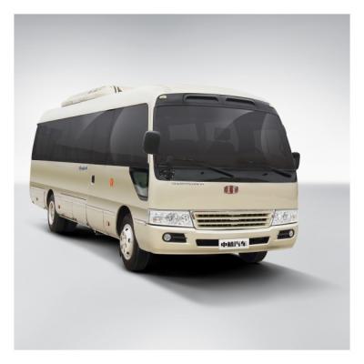 China 6m Diesel Coaster Buses 19 Seater Manual LHD/RHD custom vehicle. for sale