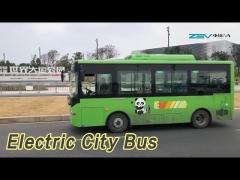 Automatic Electric City Bus 24 Seats 6.6M 122.2Kwh With Lithium Battery