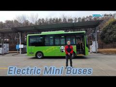 24 Seats Electric Mini Buses 69km/h 134.4Kwh 200km High Safety