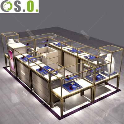 China Professional Silver Jewelery Display Kiosk Design Jewelery Showcase Kiosk Counter Design With Jewelery Showcase And Counter For Jewelery Display Stand for sale