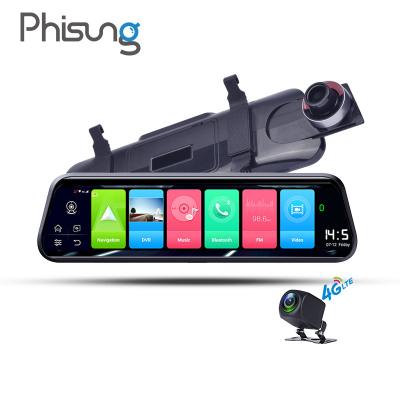 China RAM2GB+ROM16GB Phisung Z55 10inch 4G Mirror Car DVR Dual Cams ADAS RAM2GB ROM16GB Recording Based on WIFI and GPS Navigation for sale