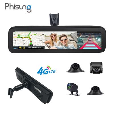 China 4 Cams Recording T88 4 Cams Android 9.0 Mirror 4g Android 9.0 Mirror 4g Car DVRs ADAS WIFI GPS Car Video Recorder AHD1080P Car Black Box for sale