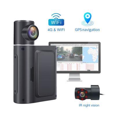 China DMS & ADAS dual function phisung T3 4G AI dashcam IR cams IR night vision fit cmsv6 platform for fleet tracking wifi gps and DMS ADAS for sale