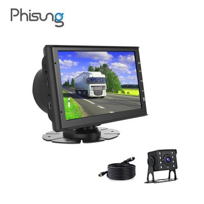 China BT Dual Function Parking Phisung BT Truck Dash Camera Cams HD1080P G-senor Car VCR Monitor Max 128G SD Card for sale