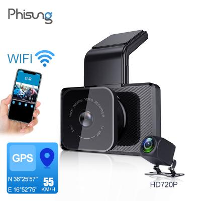 China Phisung K10 Car DVR Dash Camera 24H Parking Monitor Car Keeper Night Vision Dashcam FHD 1080P WIFI GPS Dashcam FHD 1080P for sale