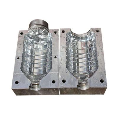 China Multi Cavity Blow Molding Mold , Mineral Water Bottle Blowing Mould With Stacking Bucket for sale