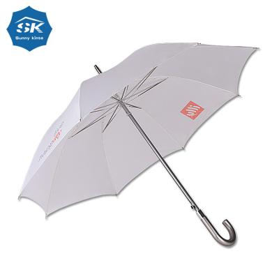 China Strong / Automotive 46In Compact Silver Aluminum Frame With Strong Windproof Spring Lady Umbrella for sale