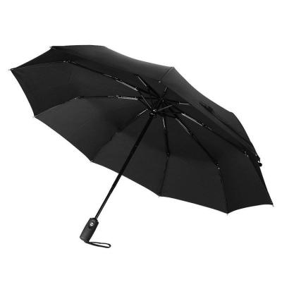 China Factory Price 3 Fold Open 27 Inch Portable Cheap Umbrella Frame Automobile Metal for sale