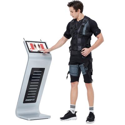 China Wireless Anti-Puffiness Bodybuilding Fitness Equipment EMS Suit Vest System With Power Box for sale