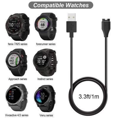 China Smart Watch Charging Cable for Garmin Fenix ​​5/6/7 Forerunner 935 945 45 Approach S10 S40 X10 Quatix 5 Sapphire Vivoactive 3 4 Smart Watch 4S for sale