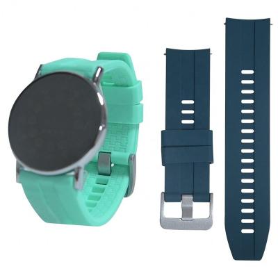 China Goods 22mm Watchband Silicone Sport Wrist Band Bracelet Diving Rubber Waterproof Watch Band For HUAWEI GT Active Or Other 22mm Bands for sale