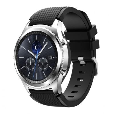 China Fasion Band 20mm 22mm For Samsung Galaxy Watch 3/46mm/42mm/active 2/46 Speed ​​s3 Frontier/S2/Sport Silicone Strap Huawei GT 2/2E Strap for sale