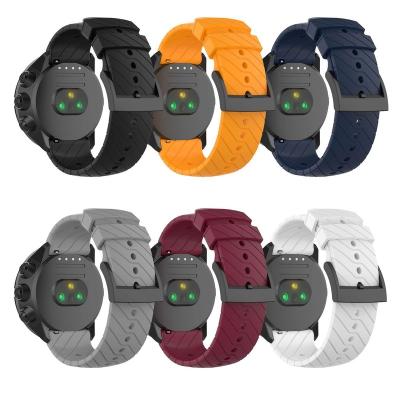 China Silicone Watch Band Replacement Strap For Suunto 7 Suunto 9 baro Watch Accessories Silicone Band For Suunto D5 Sport Wrist HR baro Spartan Strap for sale