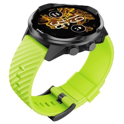 China Colorful Silicone Rubber Wristbands Sport Strap Watch Band For Suunto 7 Smart Watch for sale