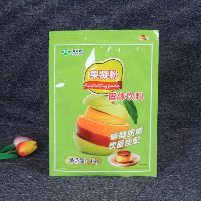 China Recyclable Square Bottom Fruit Coffee Plastic Ziplock Stand Up Sugar Cane Packaging Bag for sale