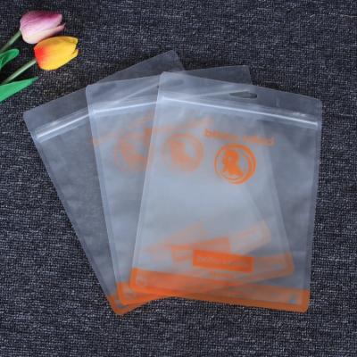 China Recyclable Resealable Ziplock Polybag Stand Up Pouch Clear Plastic Bag With Zipper for sale