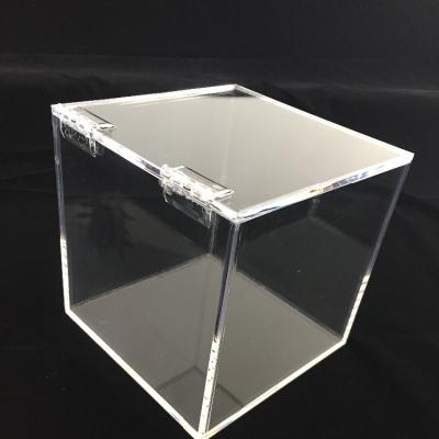 China 2021 Merchandise Deployment Customized Small Clear Acrylic Presentation Boxes for sale