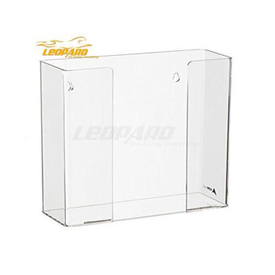 China Modern Customized Silk Screen Logo Wall Mounted Acrylic Paper Napkin Dispenser for sale