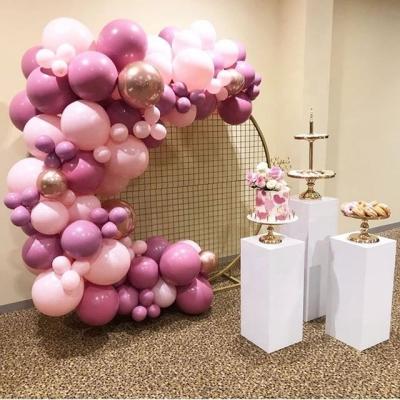 China Morden Wedding Decoration Stand Floor Display Acrylic Cylinder Cylinder Pedestal For Parties for sale