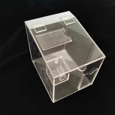 China Advertising for supermarket food acrylic display box nut box custom acrylic candy container wholesale for sale