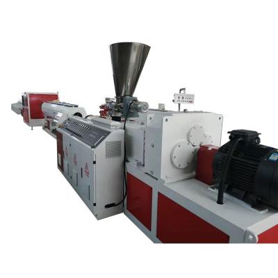 China Hot Sale Bar PVC Pipe Extruder Making Machine PVC Double Screw Pipe Plastic Extrusion Machine for sale