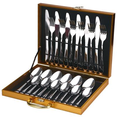 China Disposable Bulk Wholesale Kitchen Flatware Silverware Stainless Steel Flatware Spoon Knife Fork Silverware Set for sale