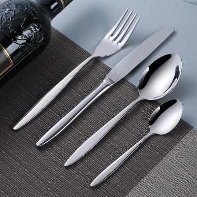 China Eco-friendly Manufacturers Hotel Restaurant Cutlery Stainless Steel Sustainable Hot-selling Home Flatware for sale