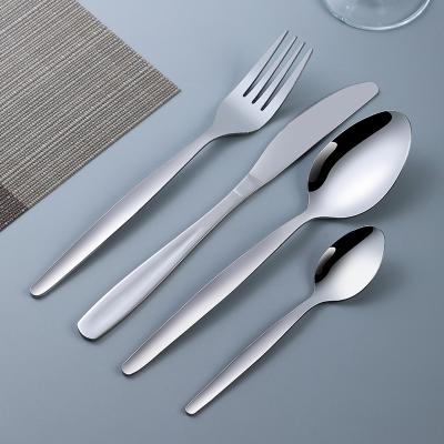 China 1.5MM Durable Tumble Polish Stainless Steel Hotel Cutlery Sets Flatware Sets for sale