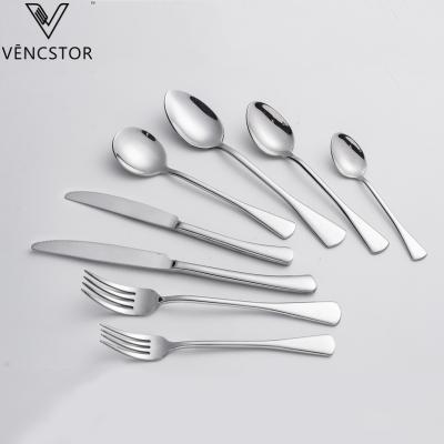 China Europe Style 24pcs Sustainable High Quality Restaurant Wedding Stainless Steel Flatware+Sets for sale