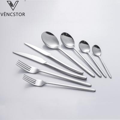 China Viable Wholesale Edible Hotel Flatware Travel Stainless Steel Cutlery Set for sale